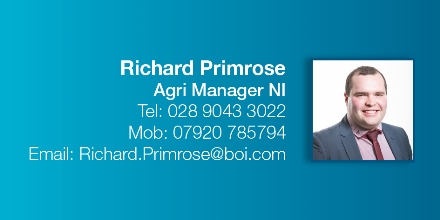 Richard Primrose, Agricultural Manager for Northern Ireland. Contact him on 02890 433022 or 07920 785794.