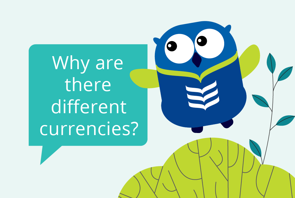 Ollie the Owl - why are there different currencies?