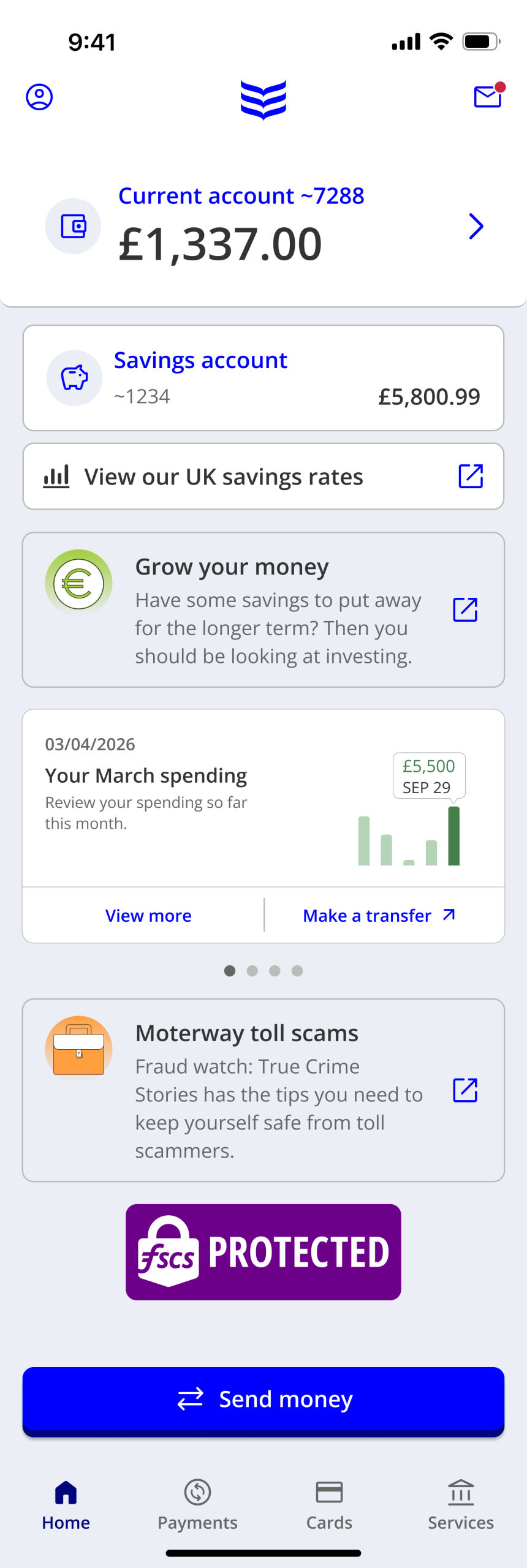 New Mi 365 experience integrated into the Bank of Ireland mobile banking app home screen